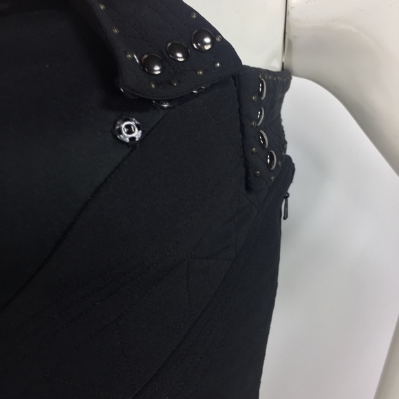 Jasmine Di Milo Silk Strappy Little Black Dress - Picture 15 of 15